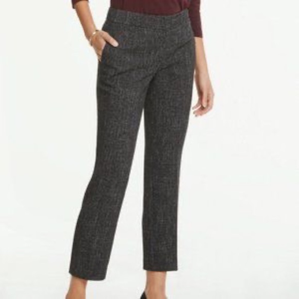 Ann Taylor Factory ankle pant black/grey